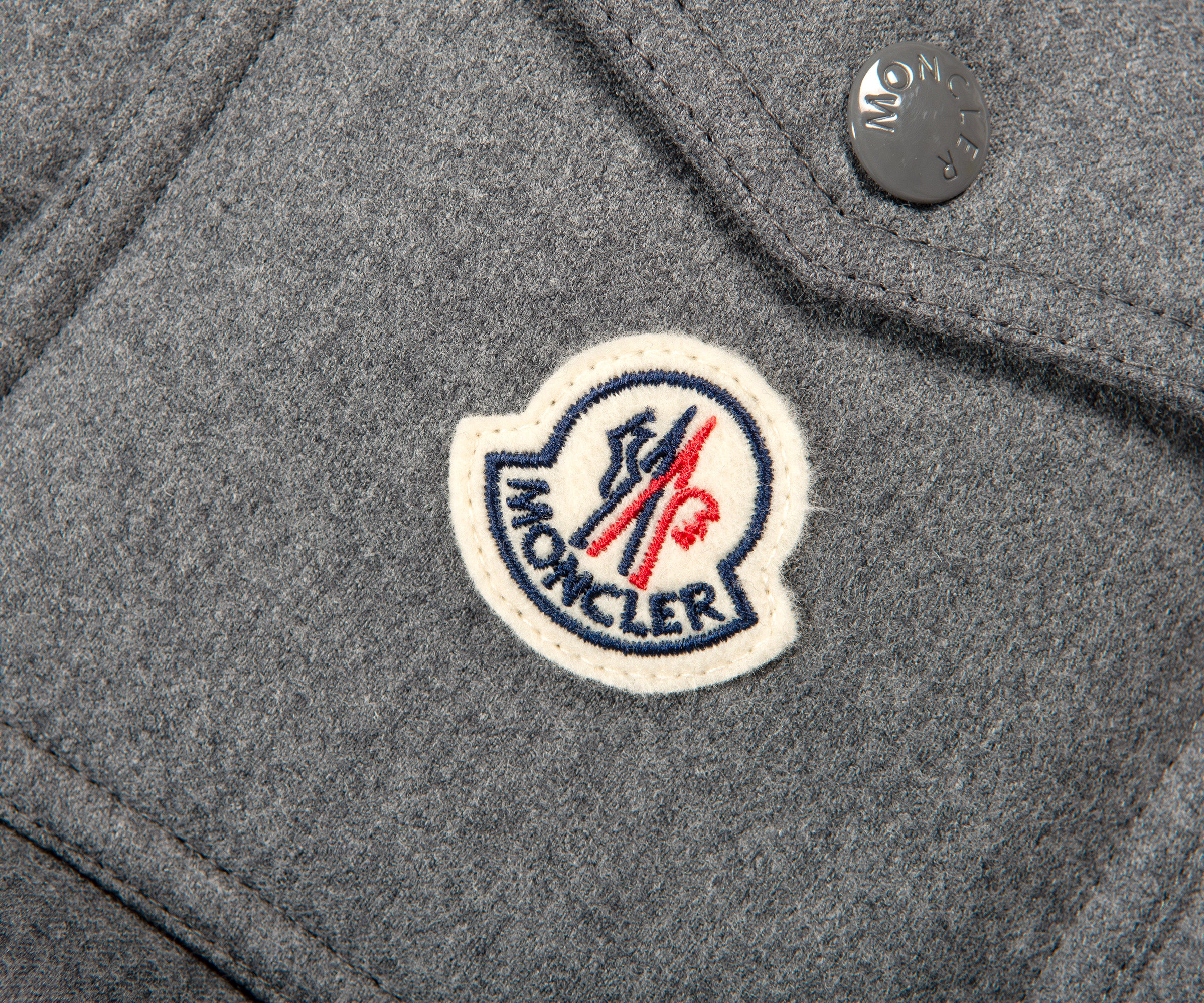 Moncler Montgenevre Short Down Jacket Grey - Image 4