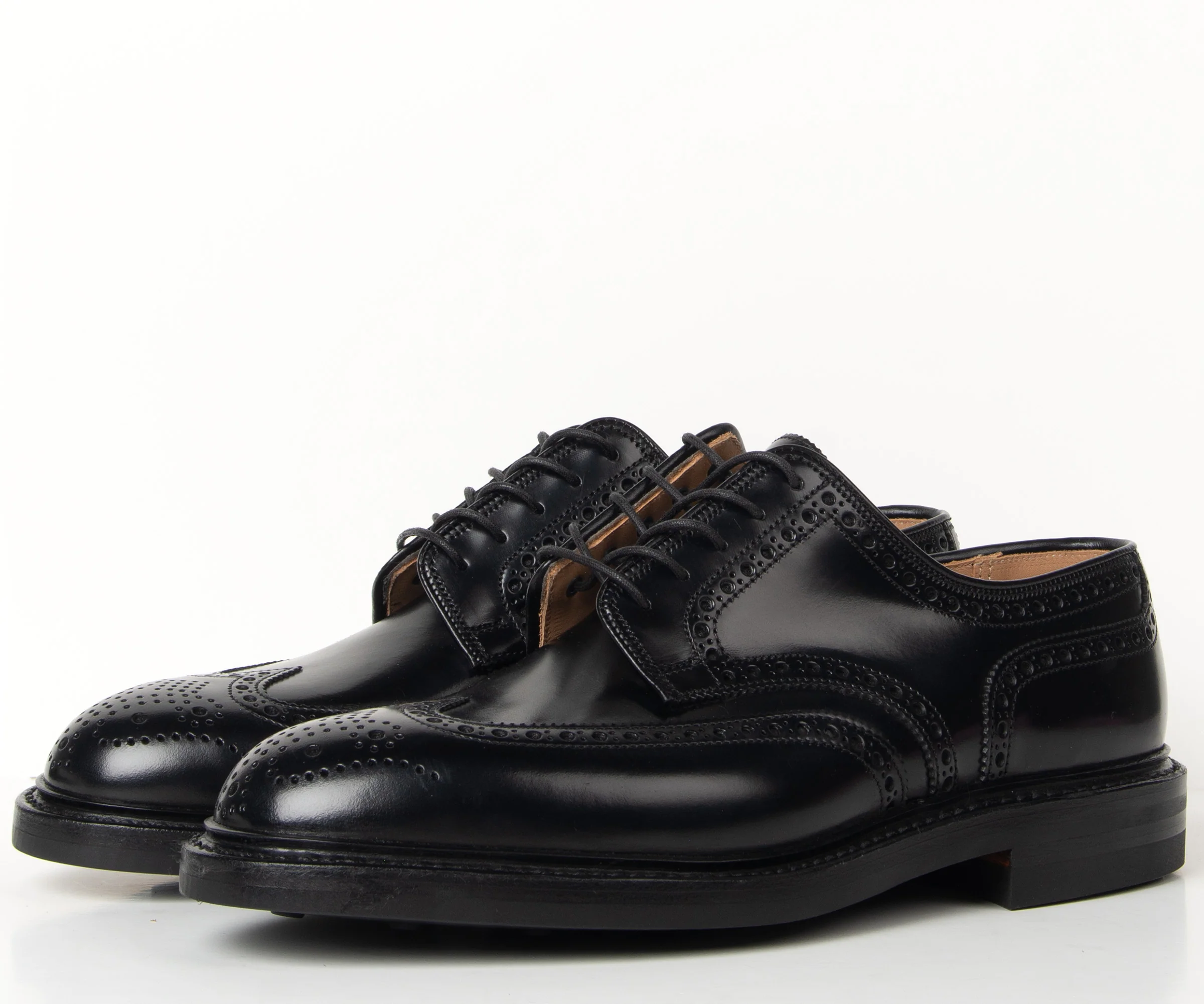 Crockett & Jones Pembroke Cavalry Calf Brogue Black - Image 5