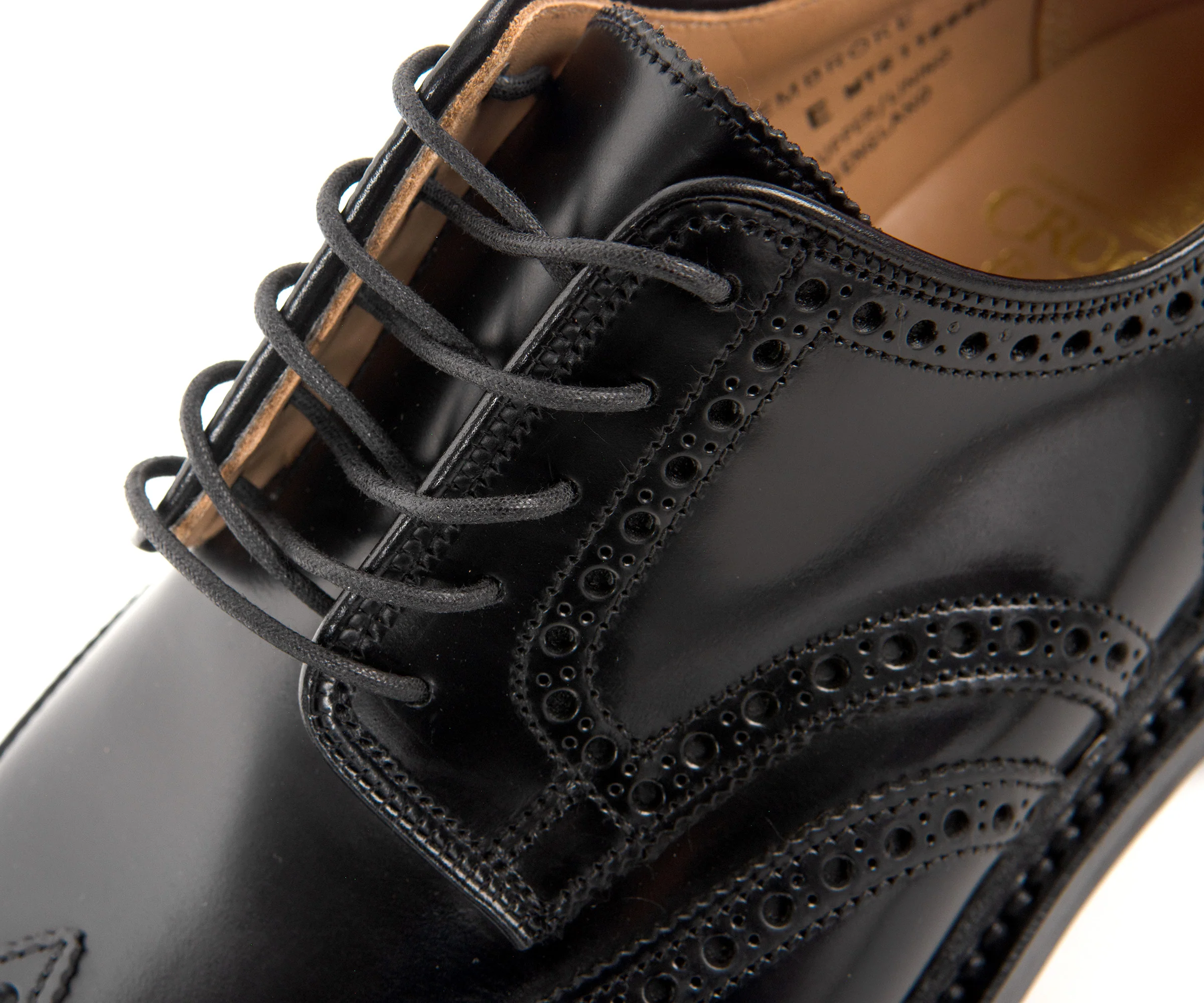 Crockett & Jones Pembroke Cavalry Calf Brogue Black - Image 6