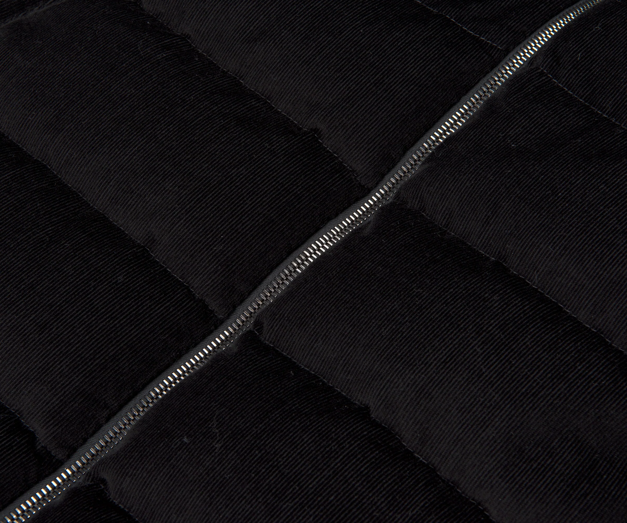 Moncler Chionea Corduroy Down Jacket Black - Image 3