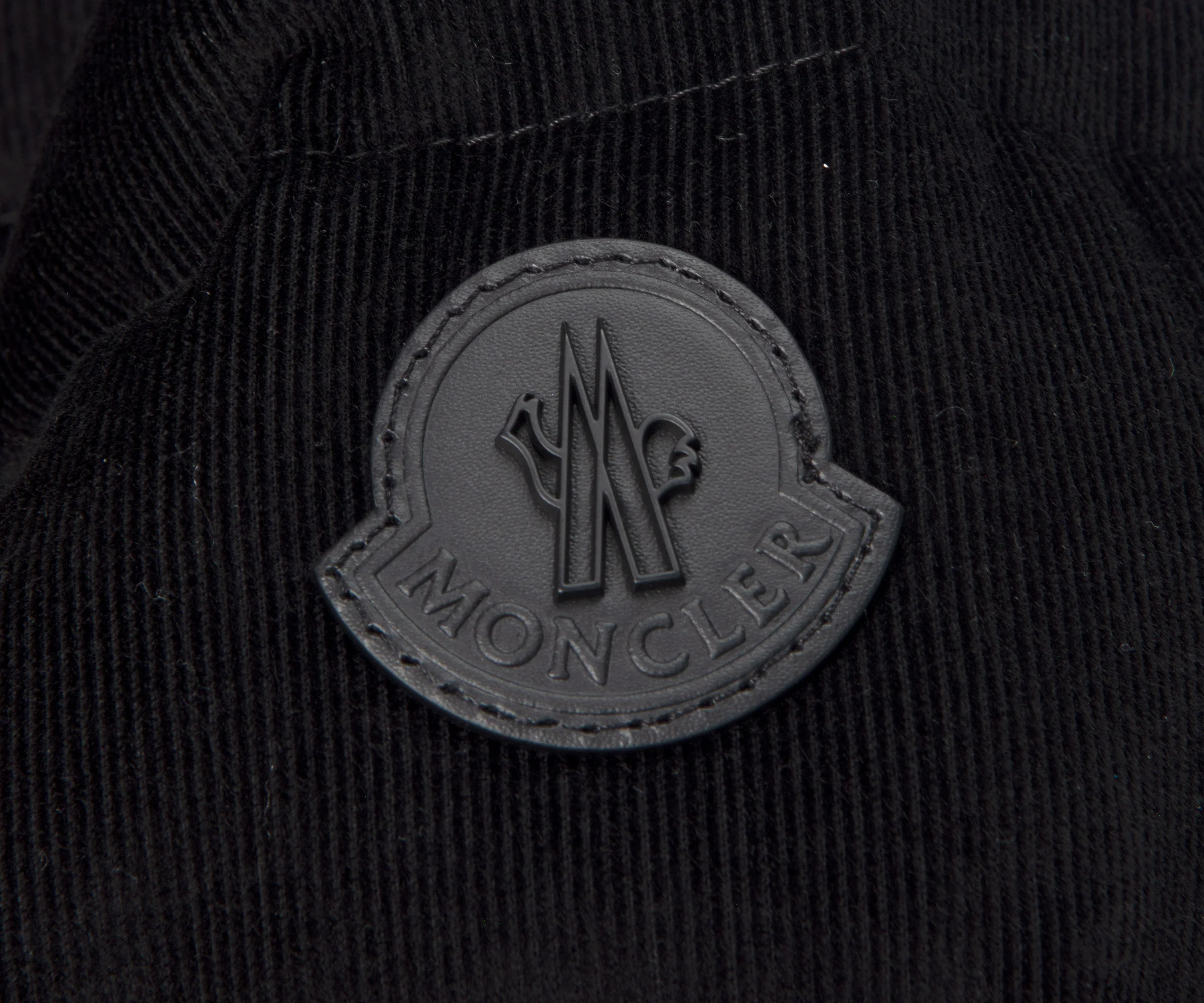 Moncler Chionea Corduroy Down Jacket Black - Image 6