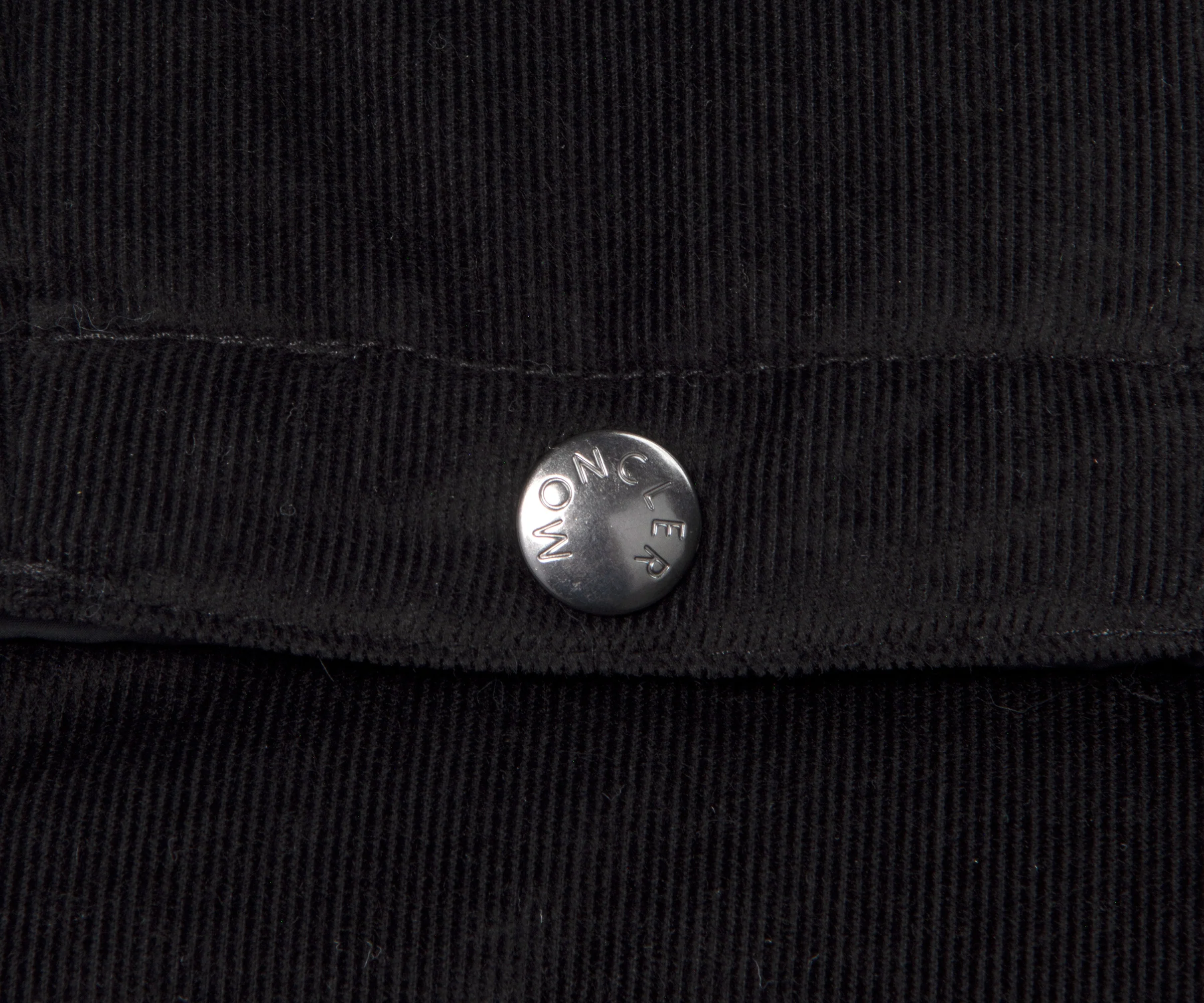 Moncler Chionea Corduroy Down Jacket Black - Image 7