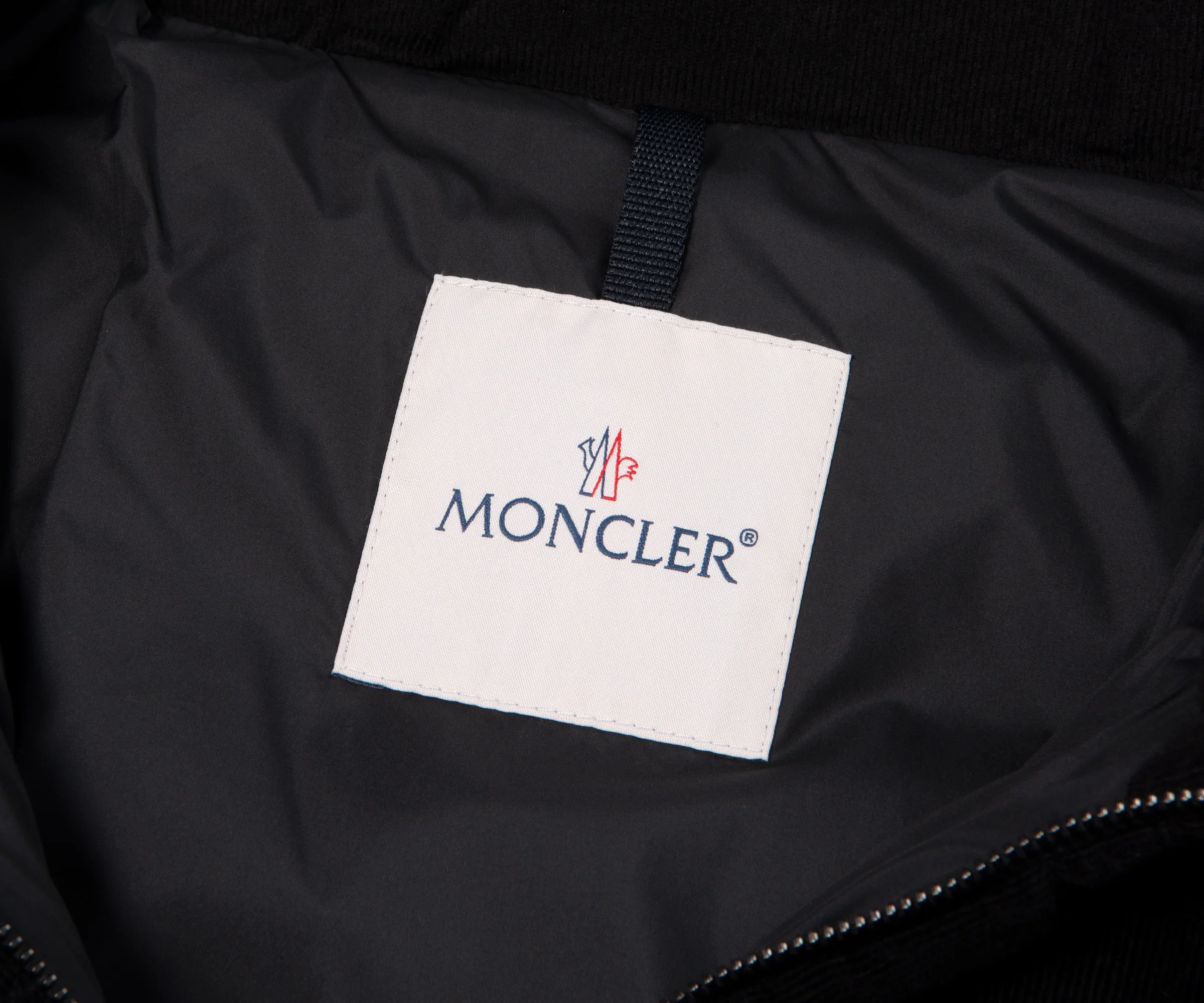 Moncler Chionea Corduroy Down Jacket Black - Image 8