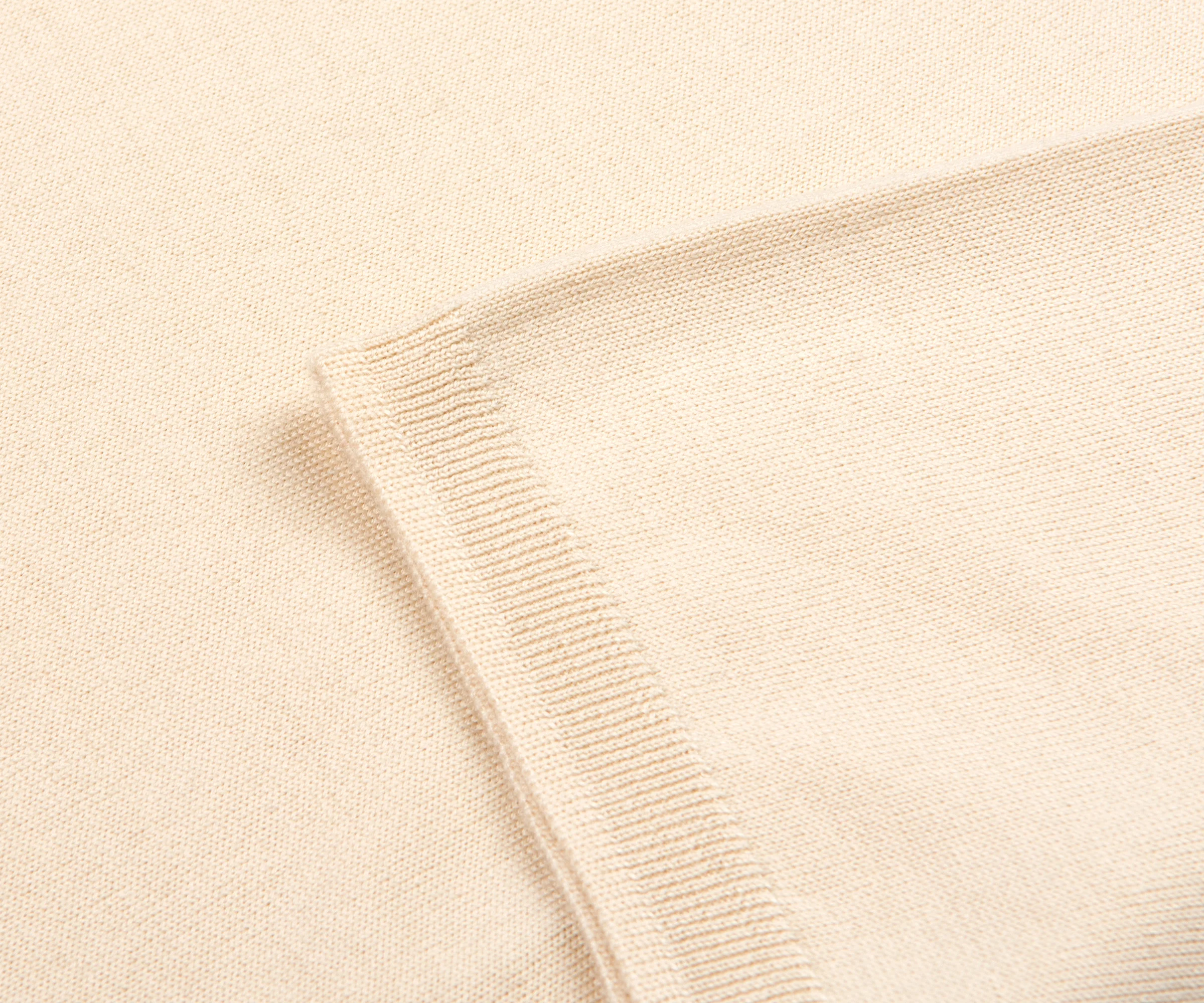 Paul Smith PS Merino Wool Stitch Detailed Collar Polo Off White - Image 4