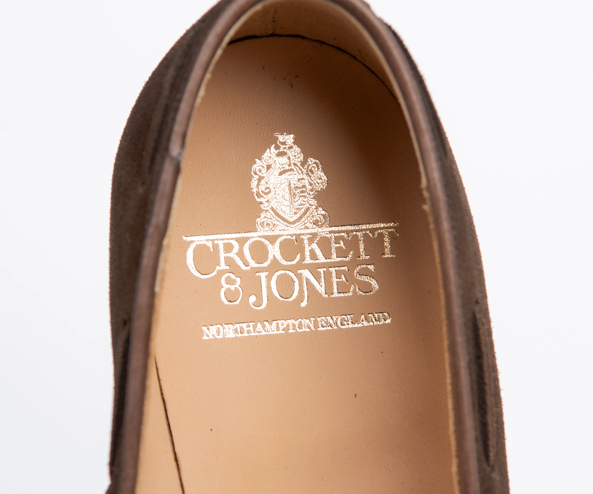 Crockett & Jones 'Cavendish' Suede Loafer Dark Brown - Image 3