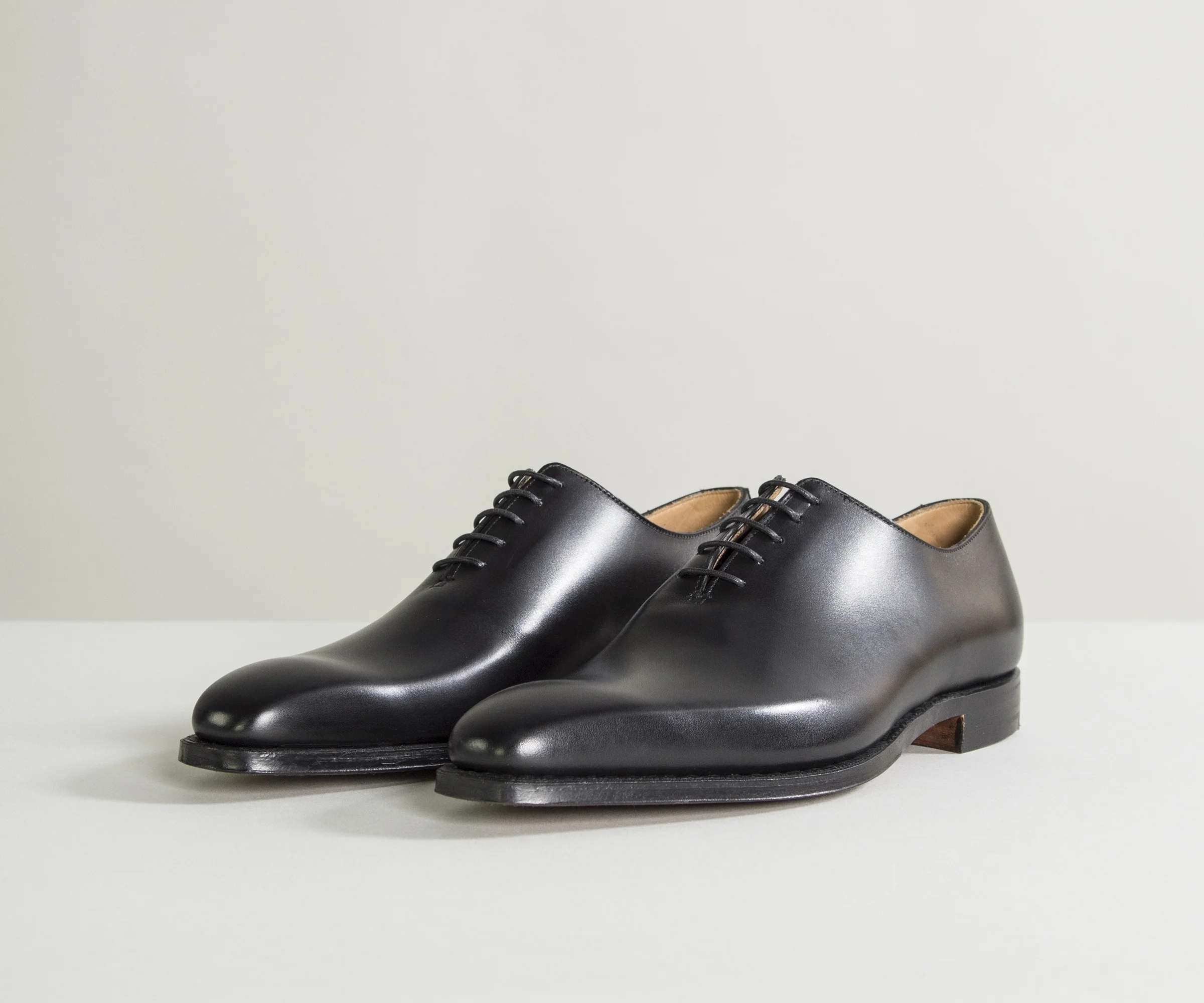 Crockett & Jones 'Alex' Calf Leather Shoes Black - Image 4