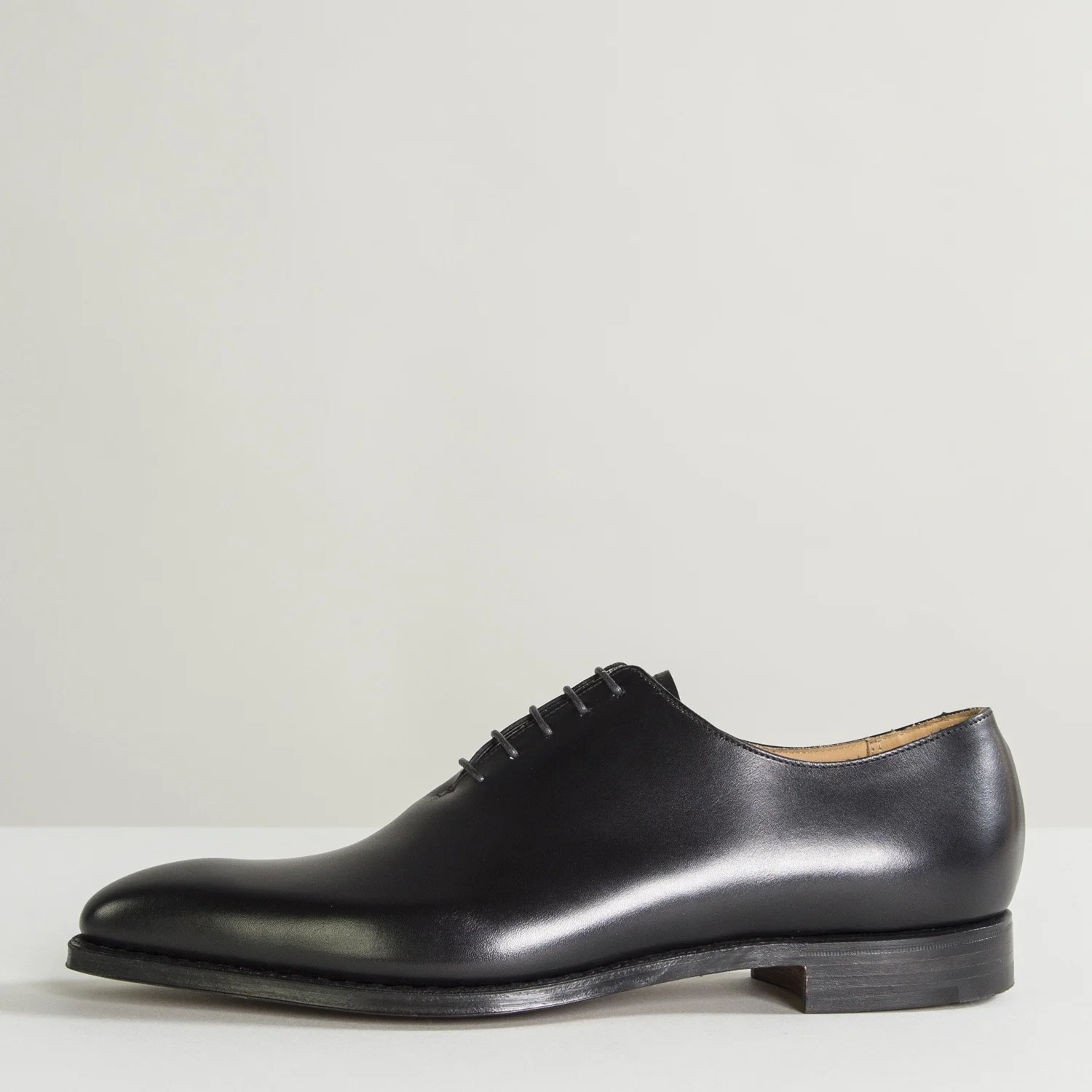 Crockett & Jones 'Alex' Calf Leather Shoes Black - Image 8