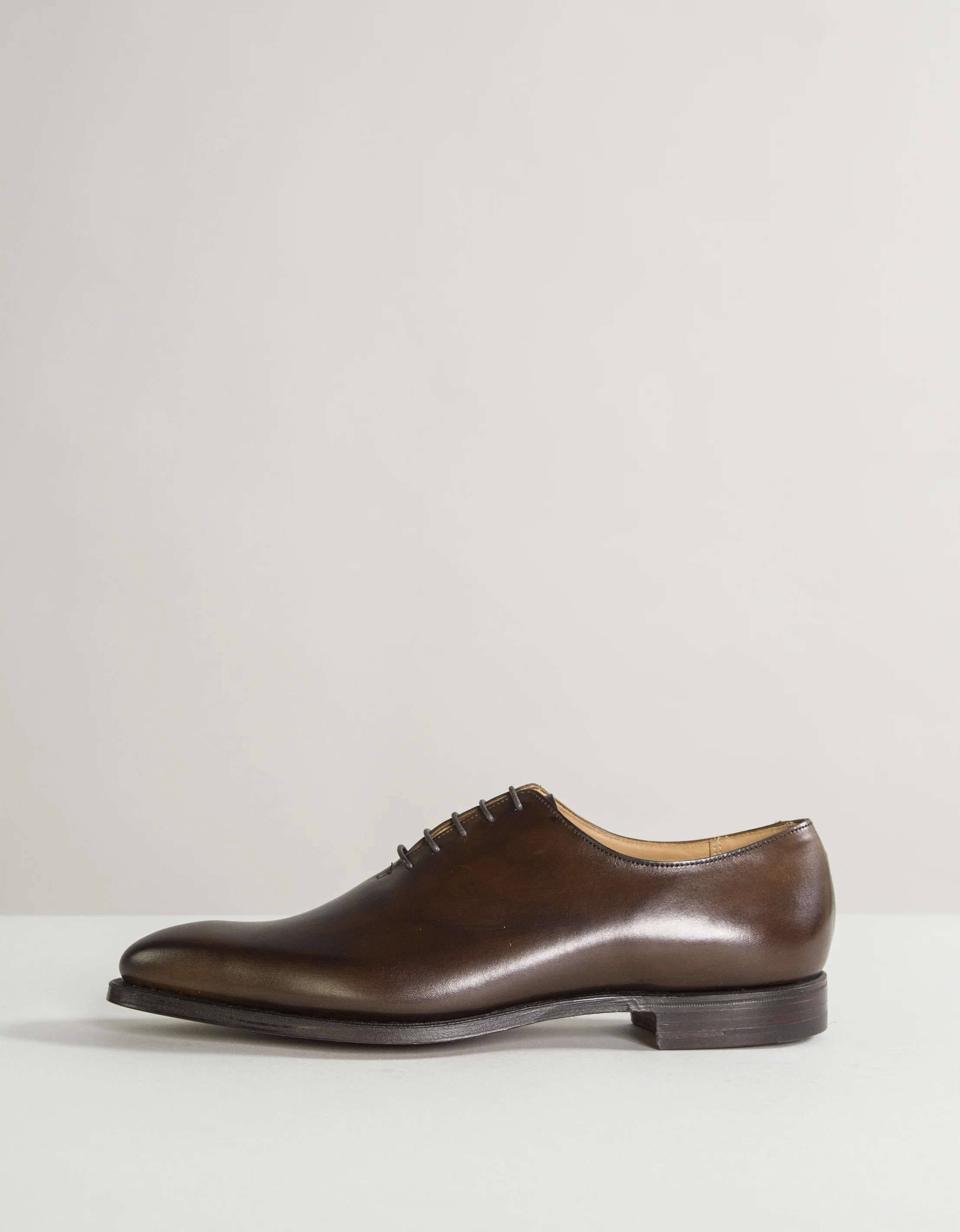 Crockett & Jones Alex Burnished Calf Leather Shoes Brown - Image 6