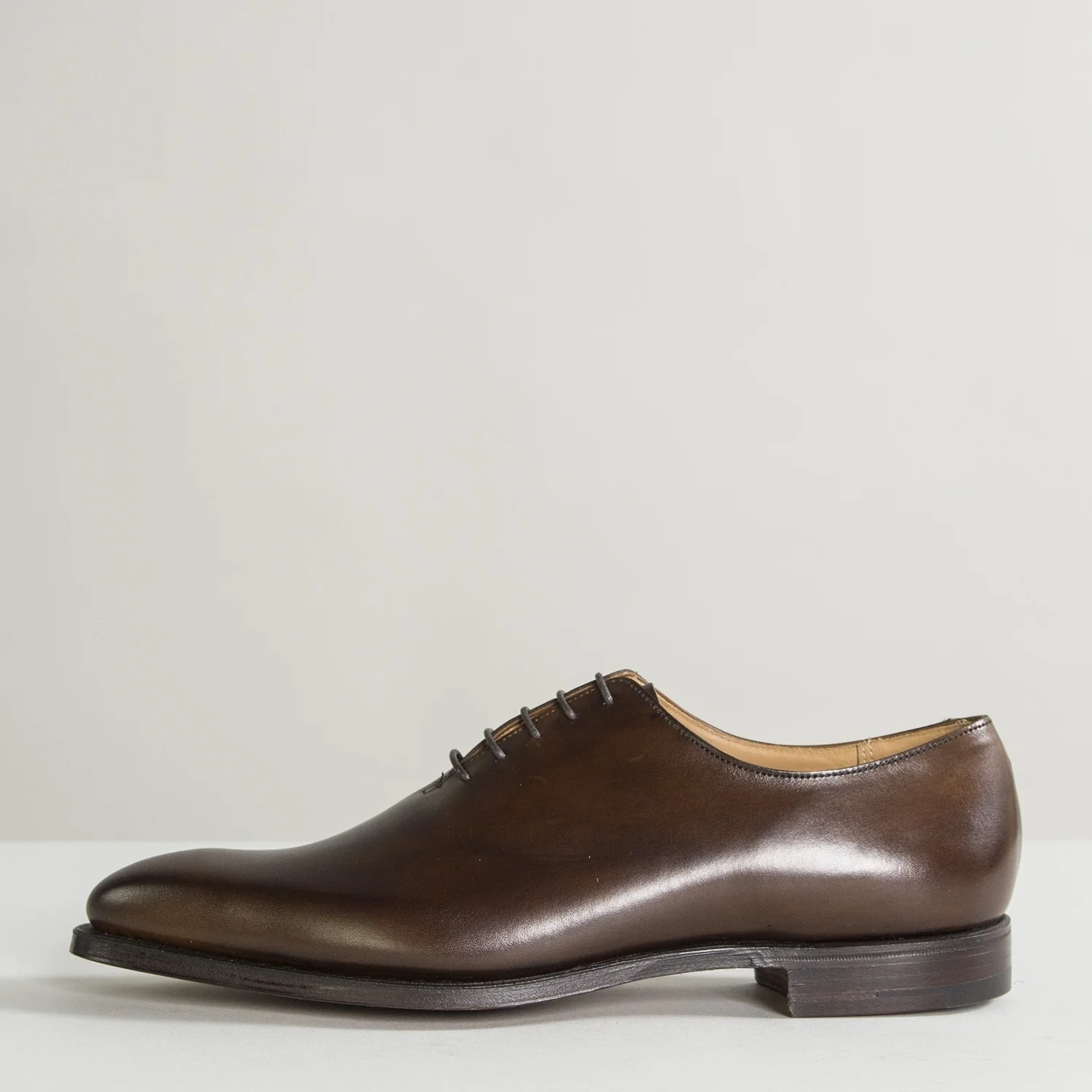 Crockett & Jones Alex Burnished Calf Leather Shoes Brown - Image 7