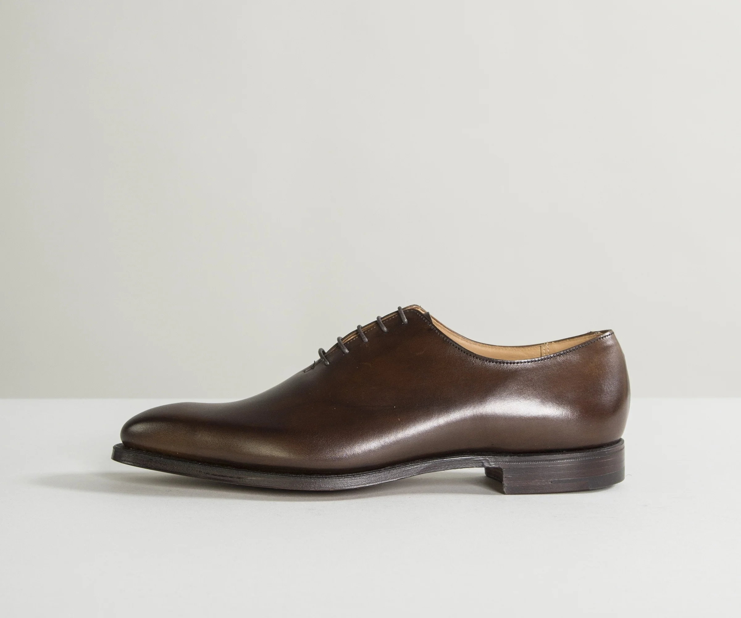 Crockett & Jones Alex Burnished Calf Leather Shoes Brown - Image 8