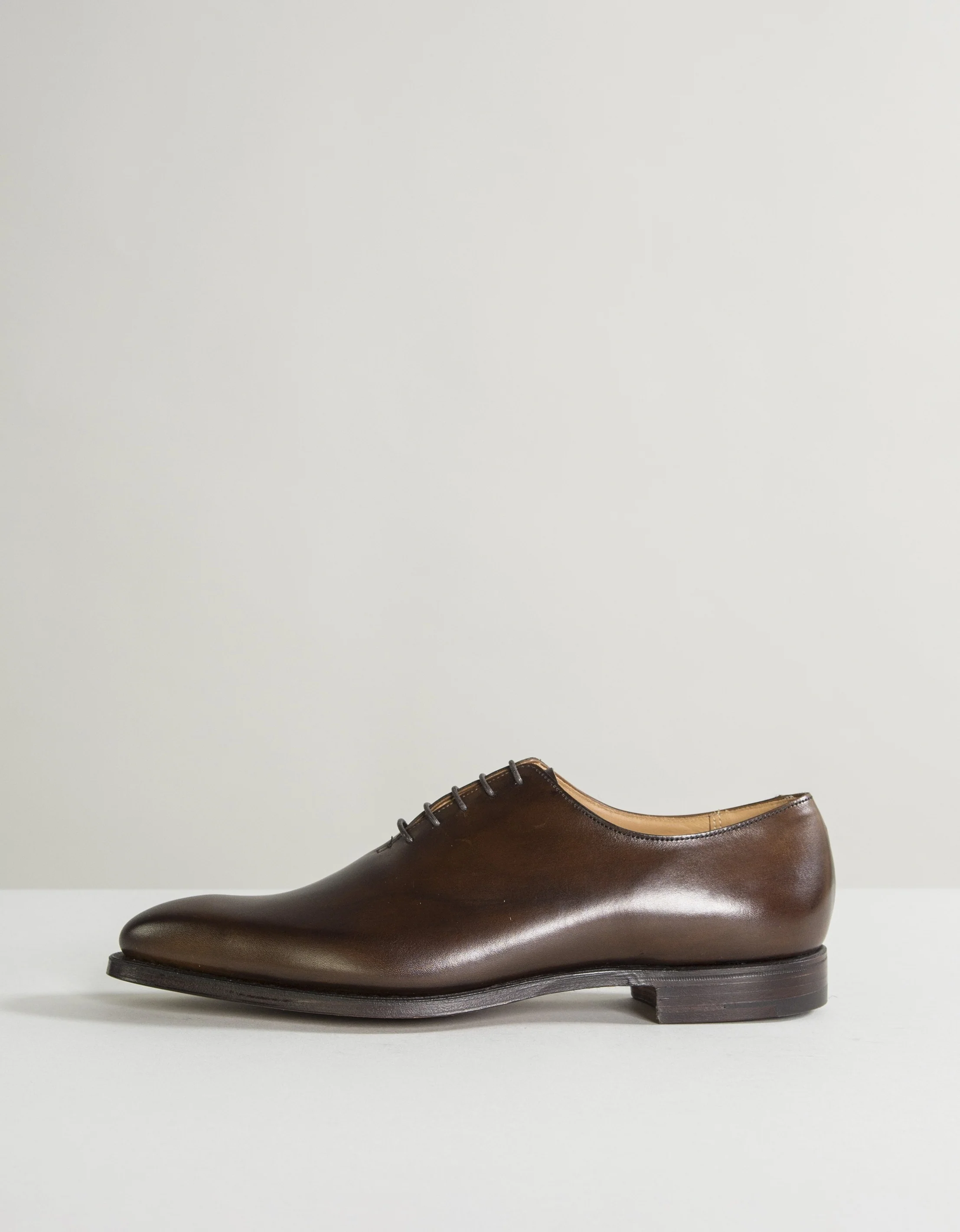 Crockett & Jones Alex Burnished Calf Leather Shoes Brown - Image 9