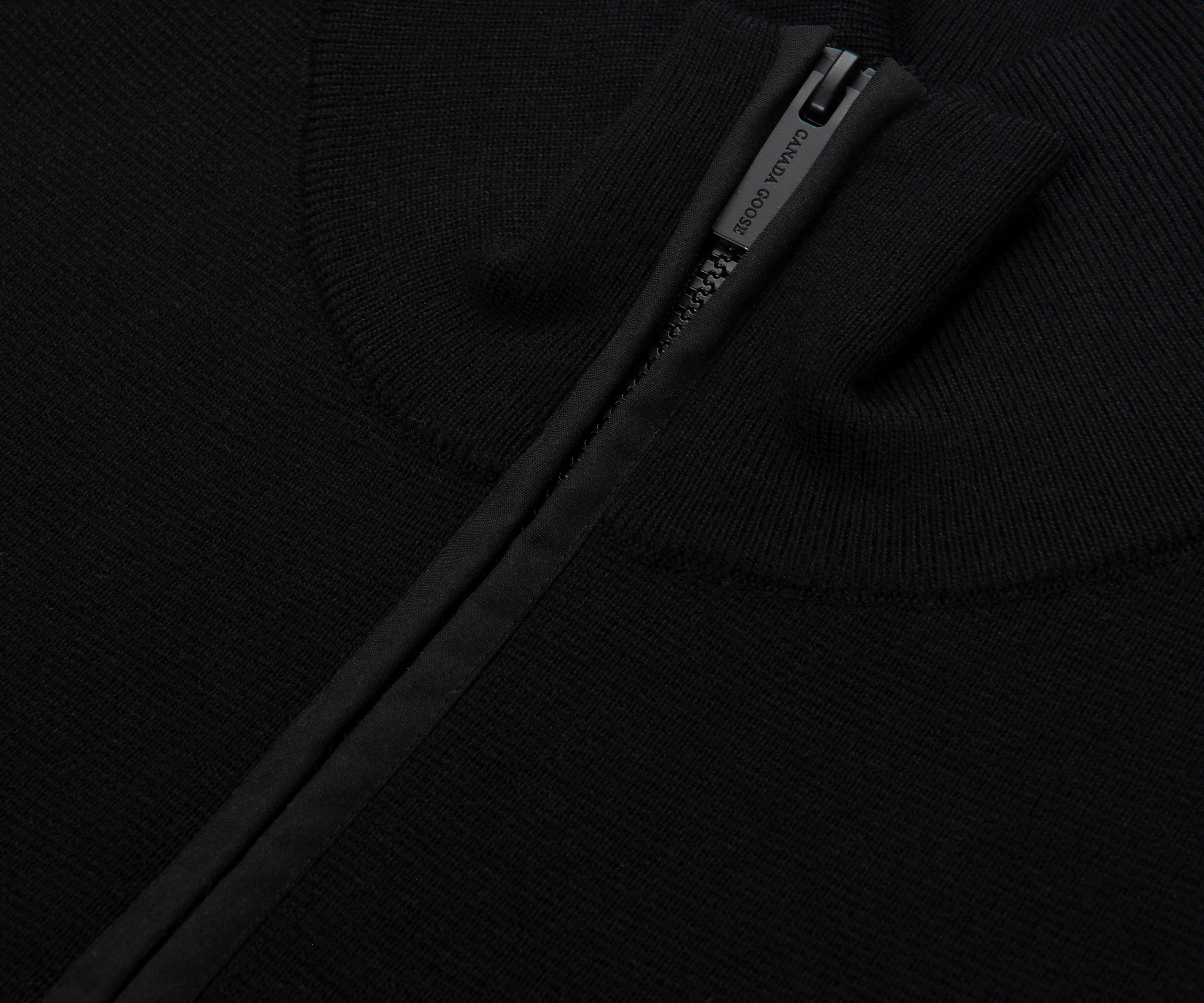 Canada Goose Black Stormont 1/4 Zip Sweater - Image 3