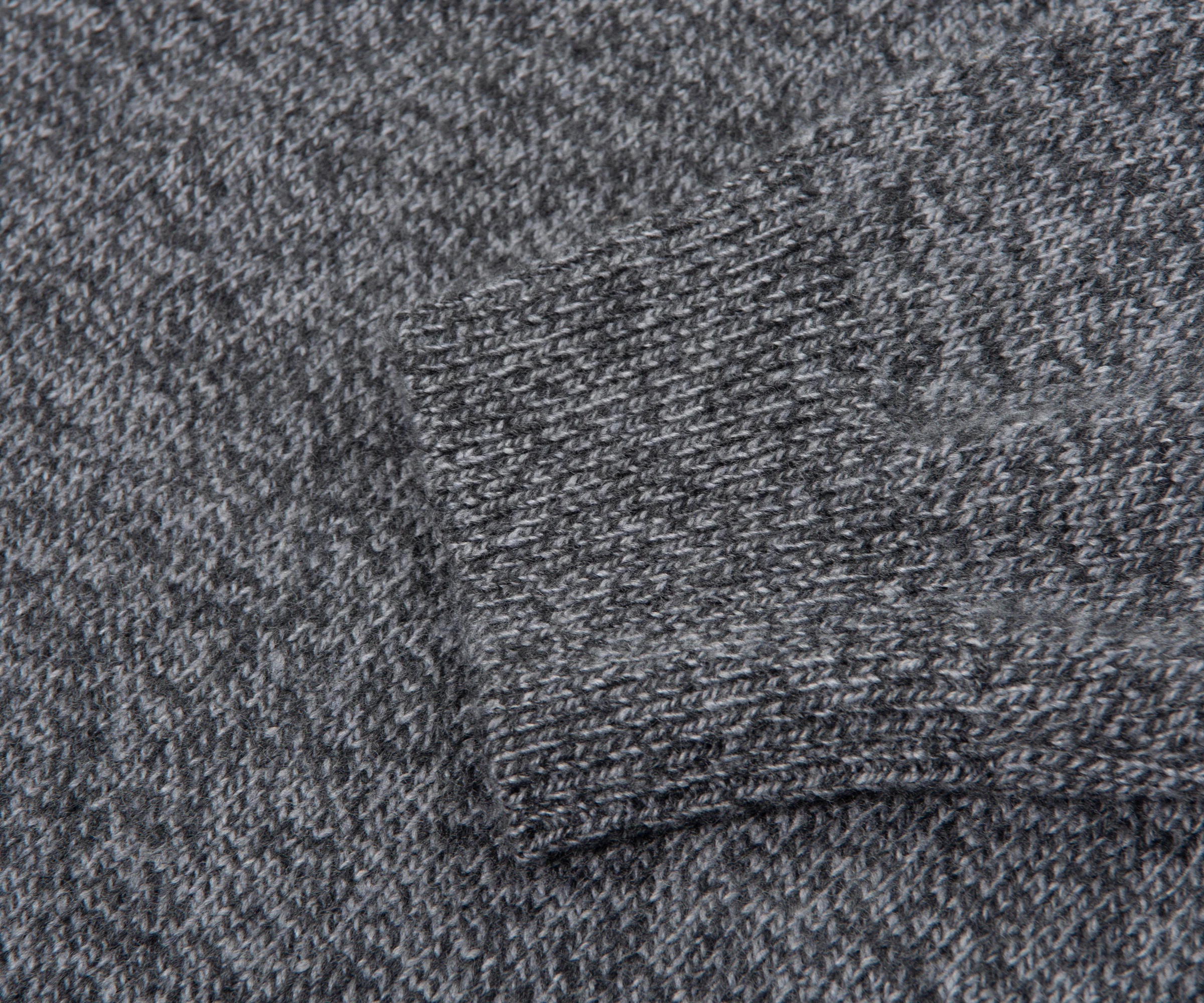 Moncler Grey Speckled Nylon Pocket Jumper - Image 3