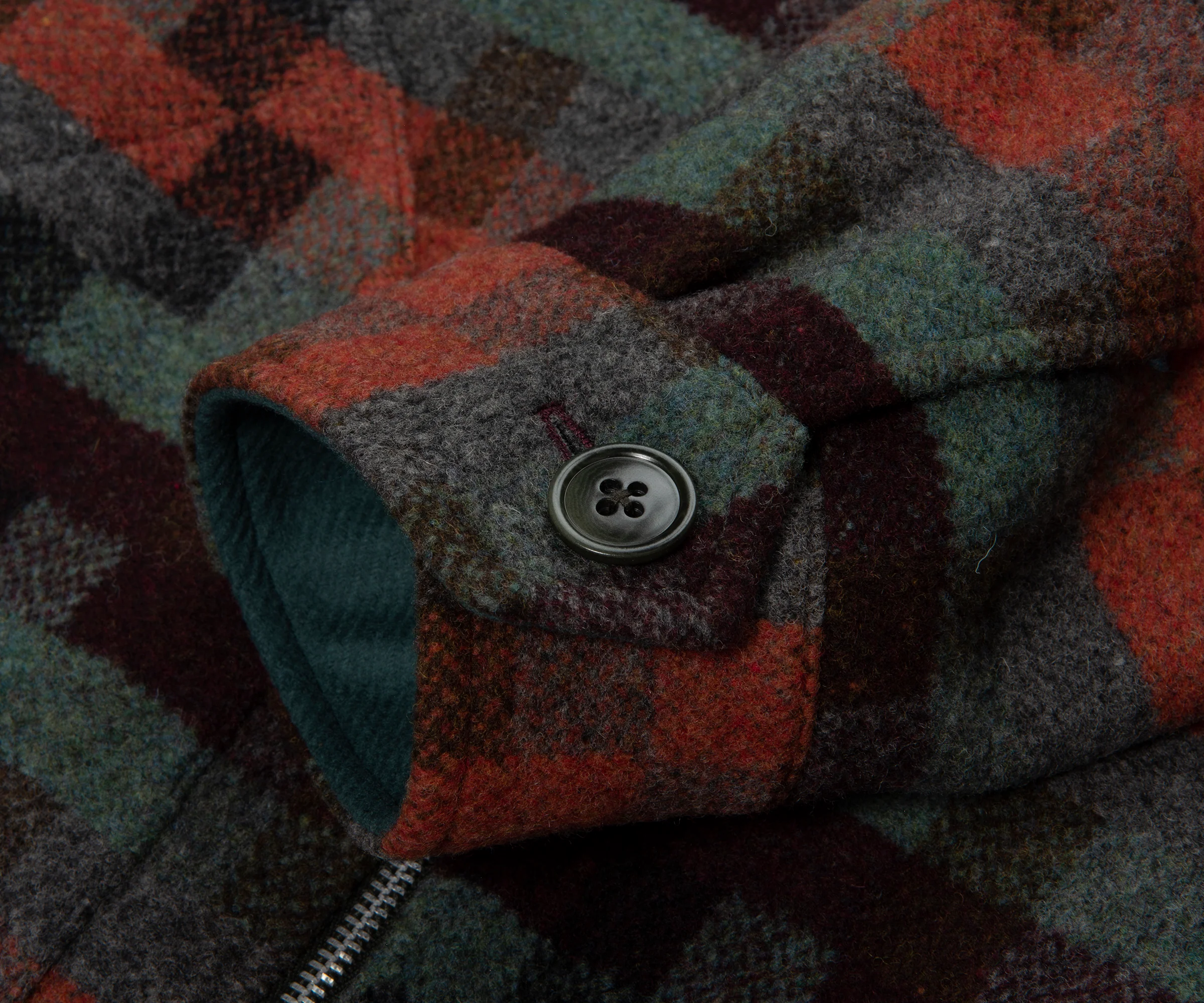 Paul Smith Fun Check Wool Jacket Multi - Image 4
