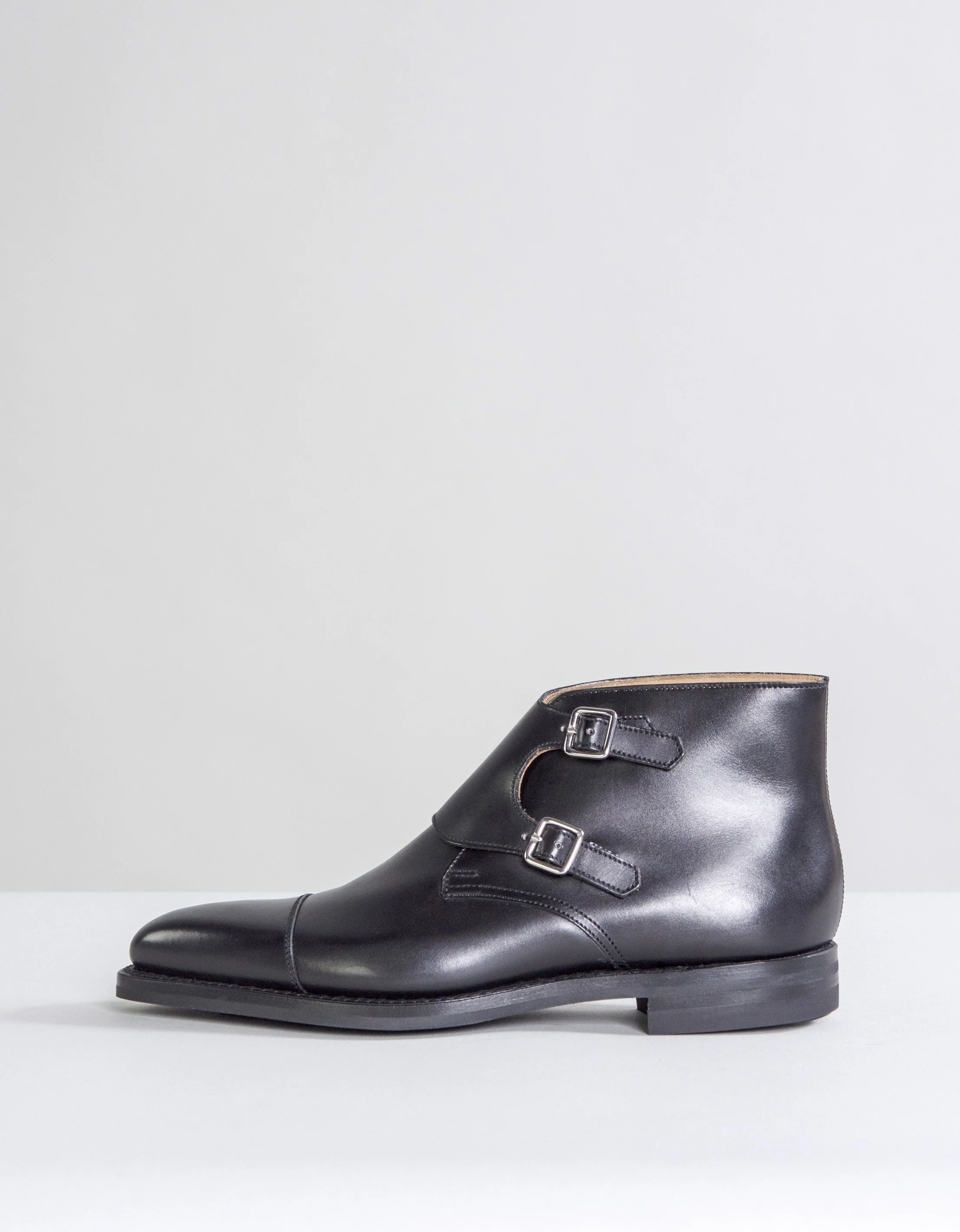 Crockett & Jones Camberley Calf Leather Boots Black - Image 3