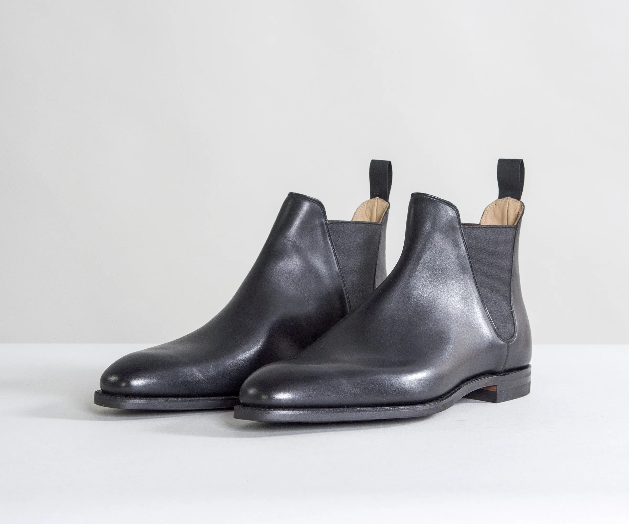 Crockett & Jones Chelsea VIII Calf Leather Boots Black - Image 7