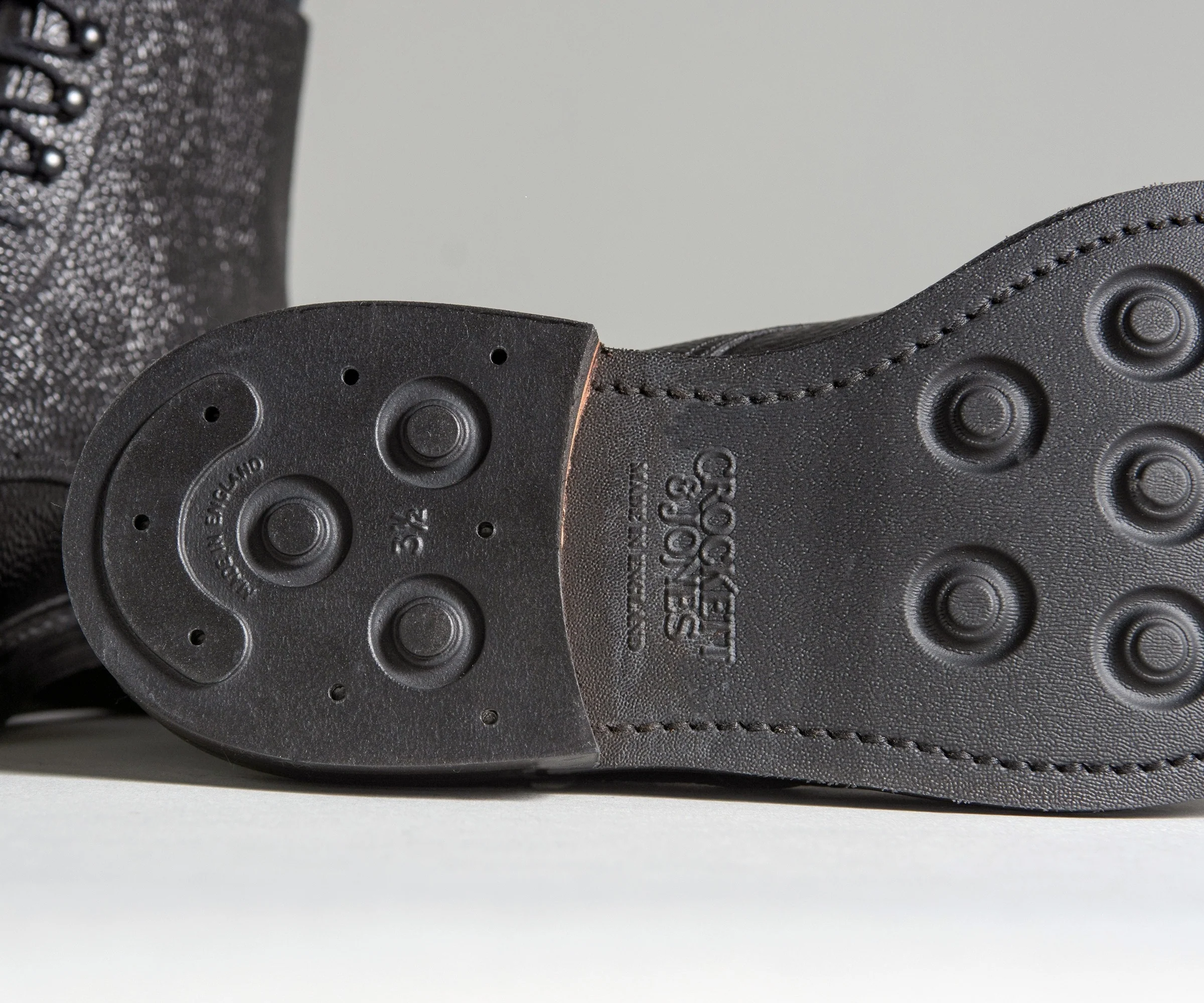 Crockett & Jones 'Coniston' Scotch Country Grain Boots Black - Image 5