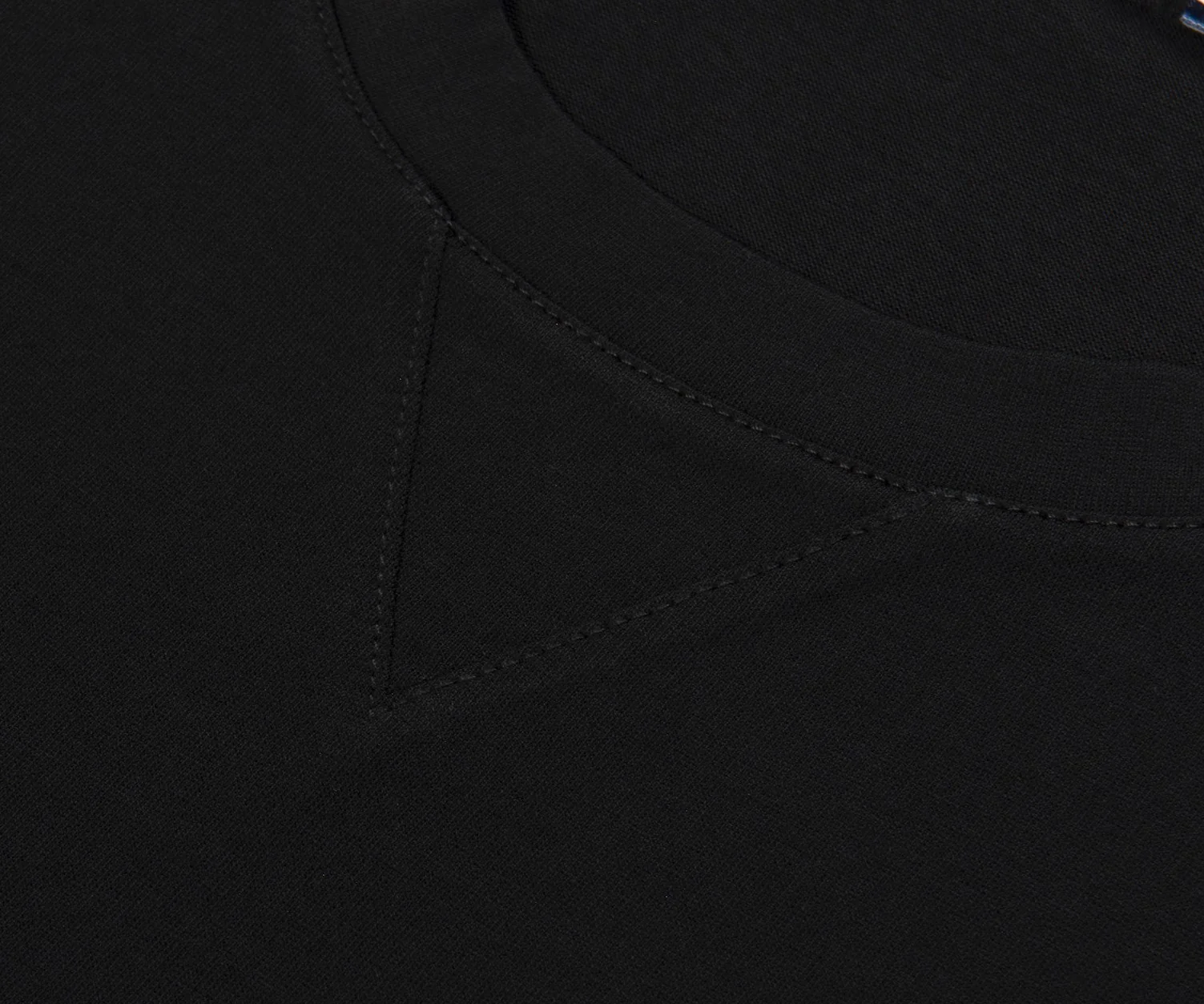 Moncler Black Double Patch Logo T-Shirt - Image 4