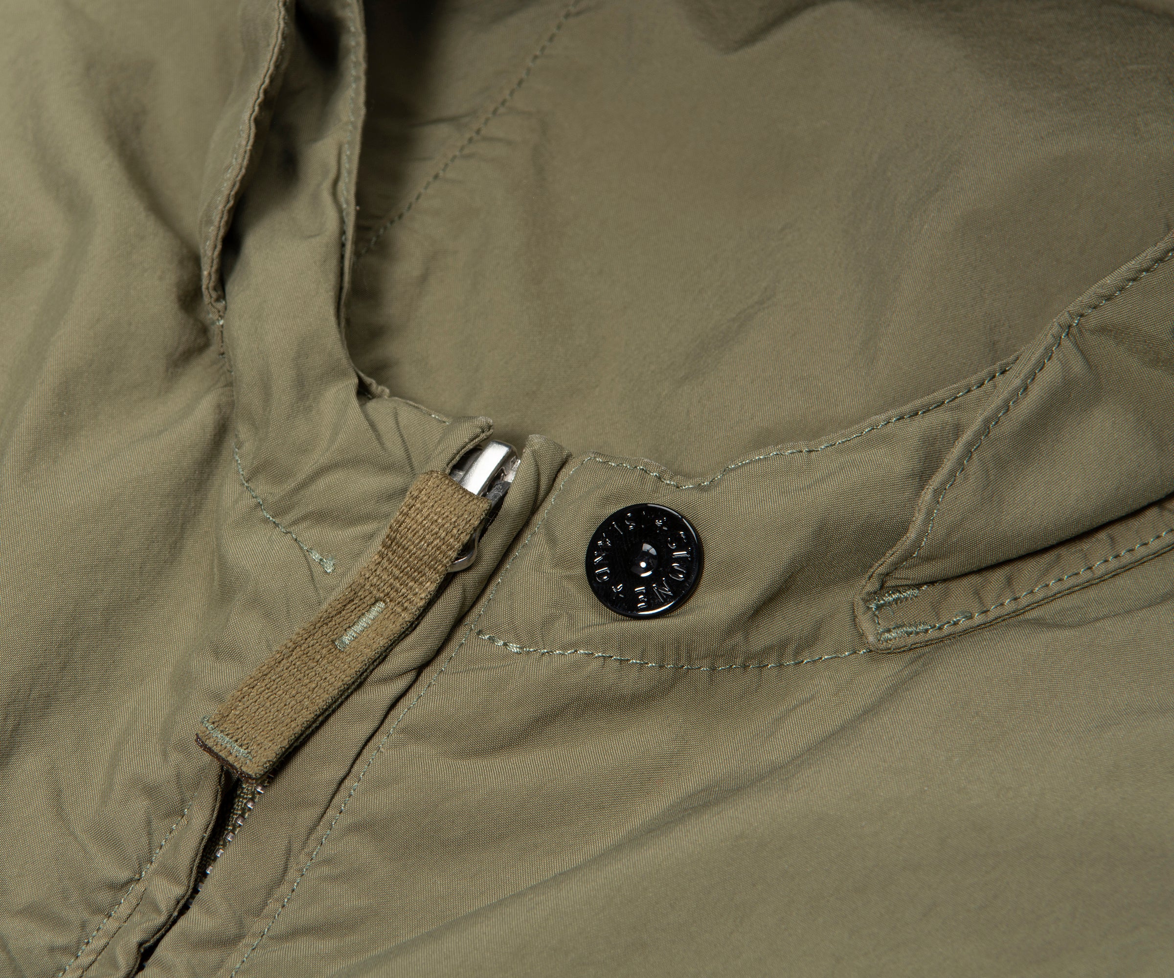 Stone Island Khaki Light Compact Touch Polyester Jacket - Image 3