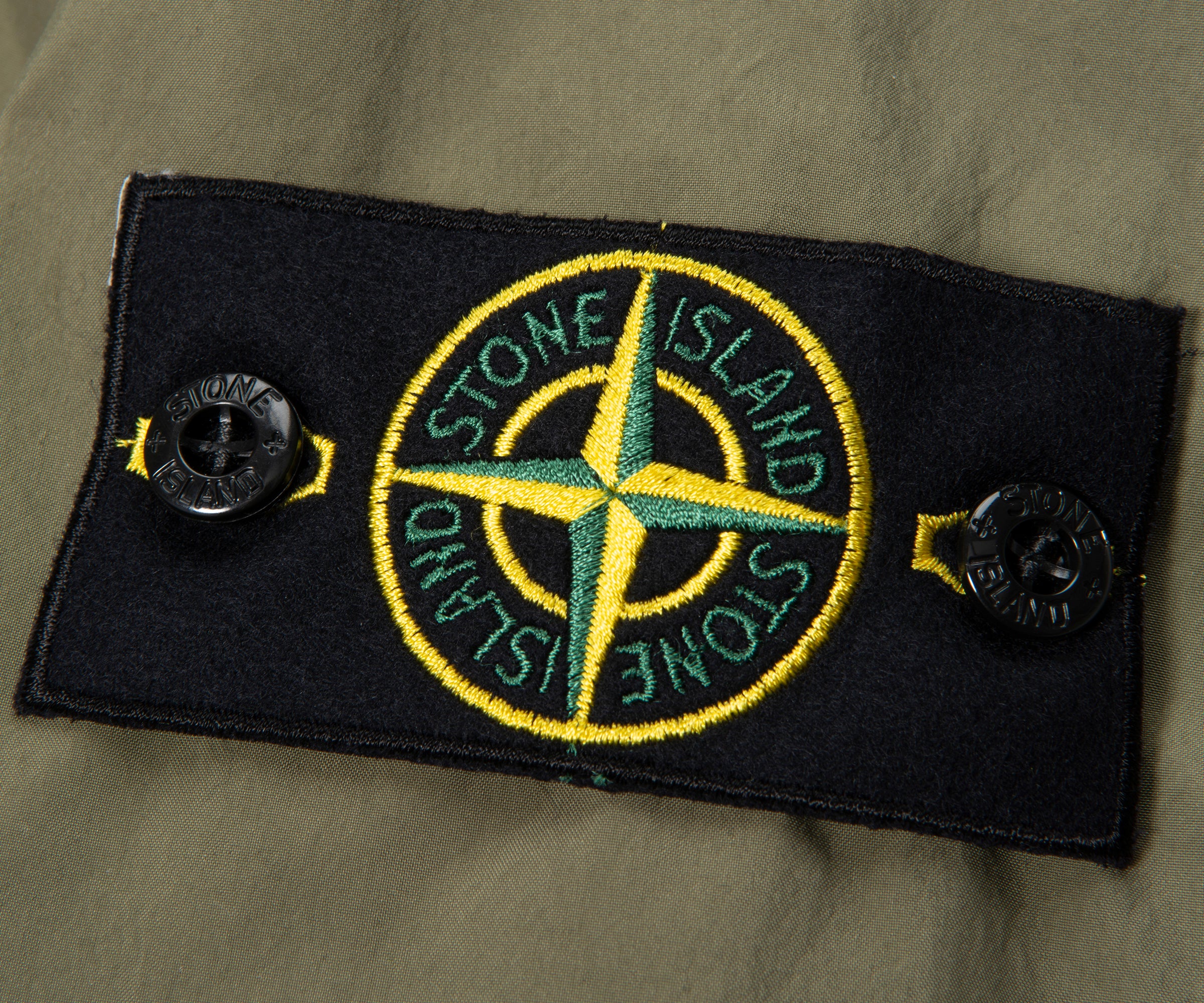 Stone Island Khaki Light Compact Touch Polyester Jacket - Image 4