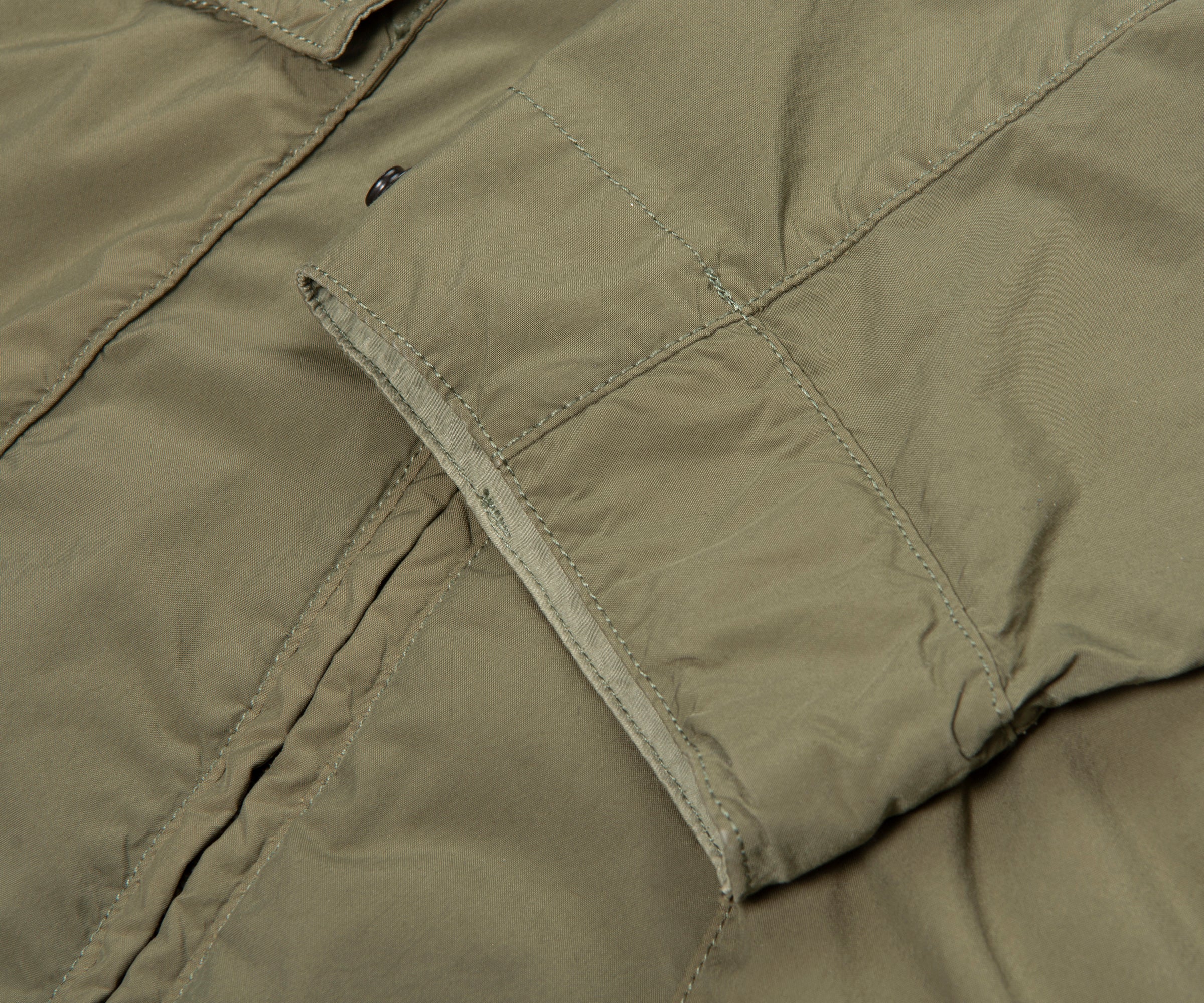 Stone Island Khaki Light Compact Touch Polyester Jacket - Image 6