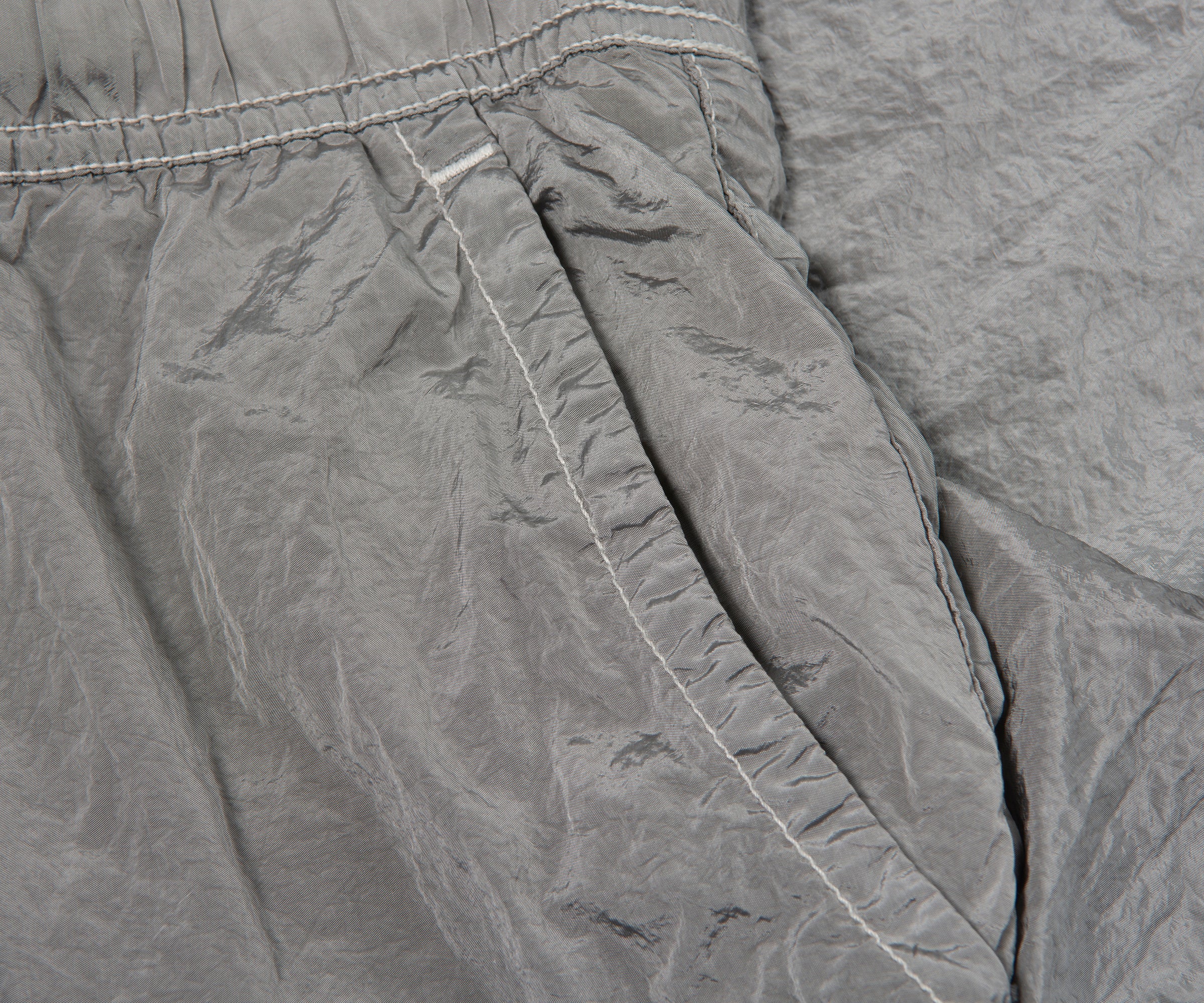 Stone Island Silver Nylon Metal Swim Shorts - Image 4
